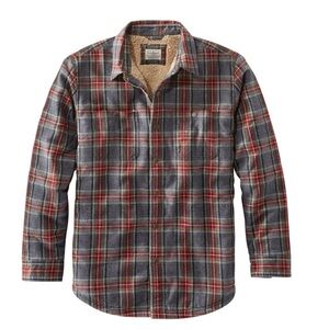 -L.L.Bean Plaid Flannel Shirt